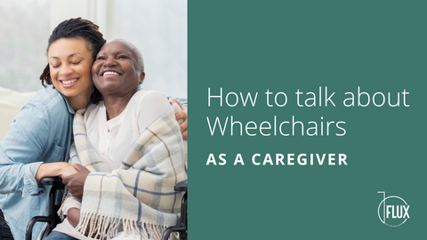 Woman in wheelchair hugging caregiver
