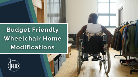 Man in wheelchair navigating redesigned home