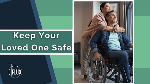 Woman hugging man in wheelchair