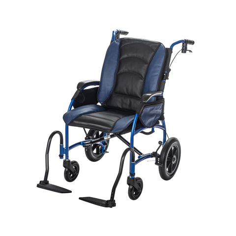 Proper Posture Wheelchair with Leather Seat | FLUX Strongback Package