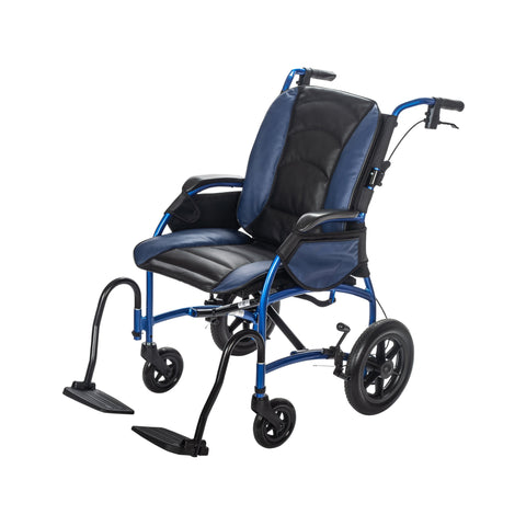 12" Rear Wheel / Black & Blue Leather Bucket Seat +$469.99