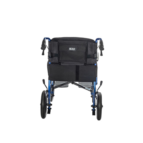 Proper Posture Wheelchair with Leather Seat | FLUX Strongback Package