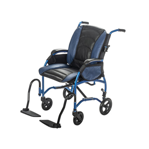 8" Rear Wheel / Black & Blue Leather Bucket Seat +$469.99