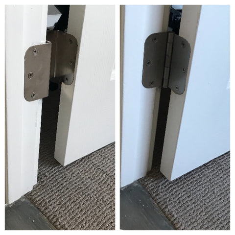 Door Hinges (widens door openings)