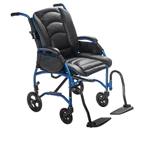Proper Posture Wheelchair with Leather Seat | FLUX Strongback Package