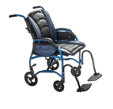 Proper Posture Wheelchair with Leather Seat | FLUX Strongback Package