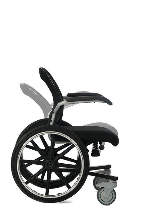 Maneuverable Narrow Wheelchair for Daily Living 21.5" wide | FLUX 360