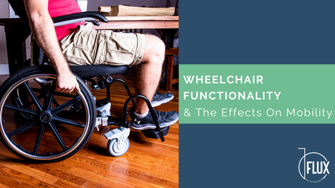 Close-up of wheelchair with man sitting in it