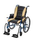 Proper Posture Wheelchair with Leather Seat | FLUX Strongback Package