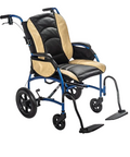 Proper Posture Wheelchair with Leather Seat | FLUX Strongback Package