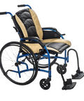 Proper Posture Wheelchair with Leather Seat | FLUX Strongback Package