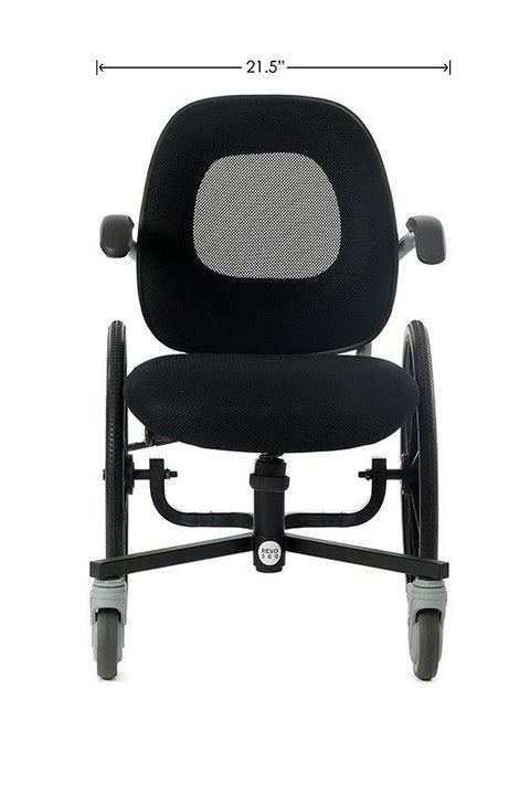 Maneuverable Narrow Wheelchair for Daily Living 21.5" wide | FLUX 360